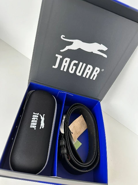 Jaguar Dāvanu kompekts ādas josta+lietussargs