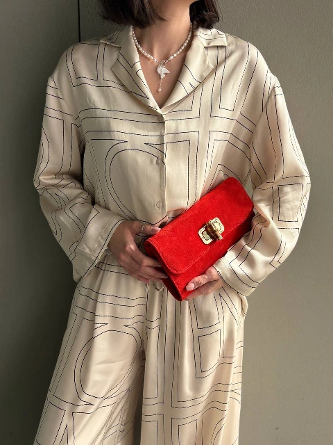 Ādas crossbody, klača soma 95536