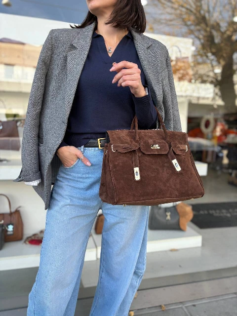 Zamšādas rokassoma 95560