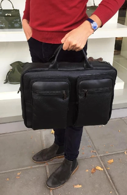 Vīriešu ādas rokassoma 92644