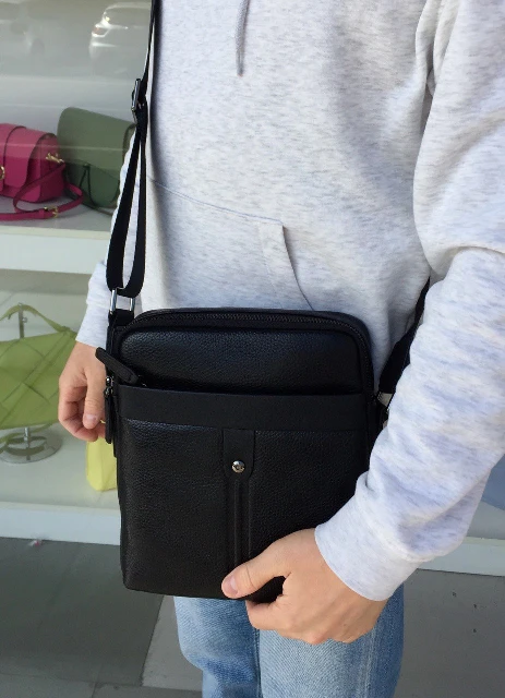 Vīriešu ādas crossbody soma 88054