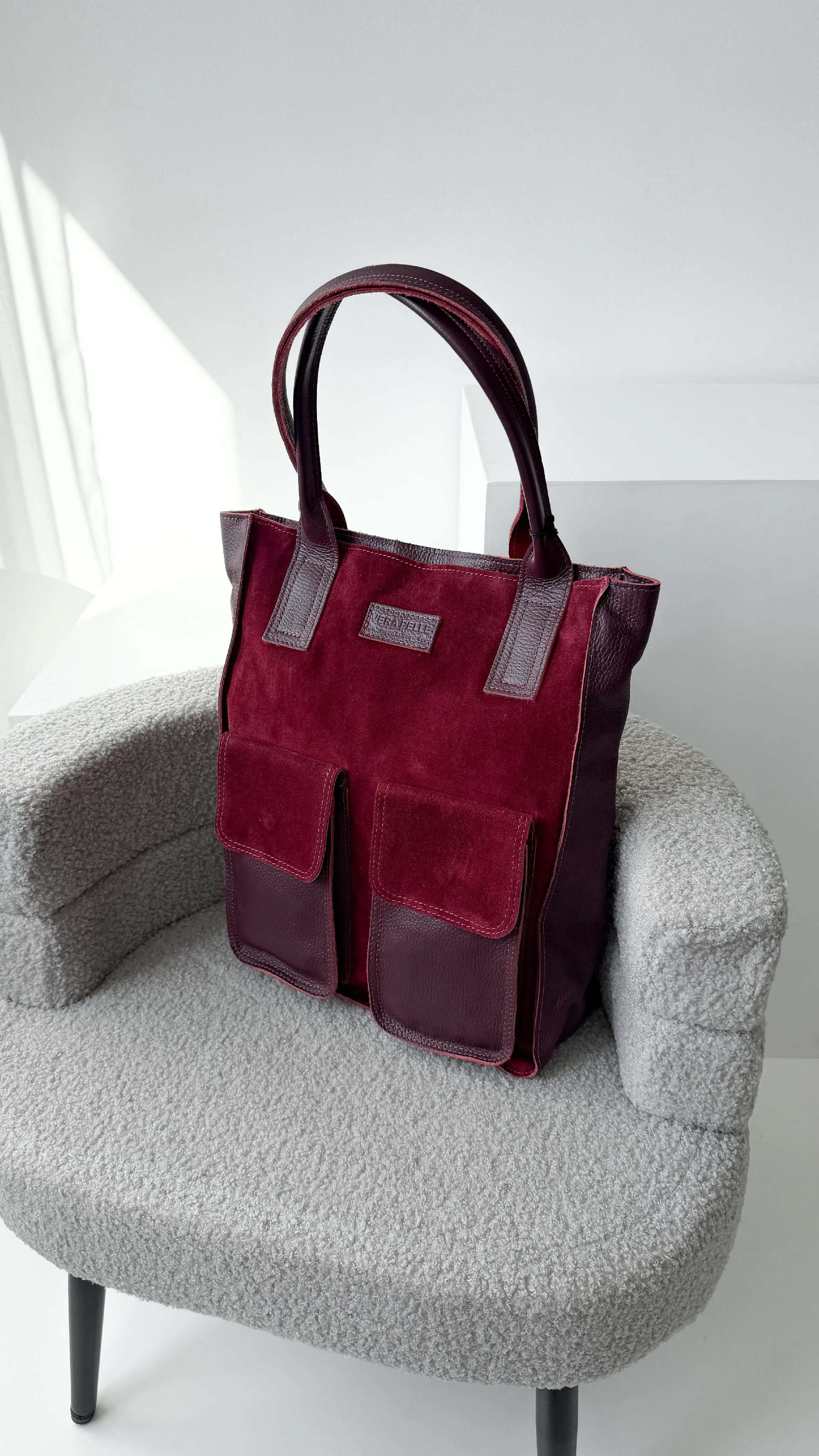 Zamšādas pleca soma 95445