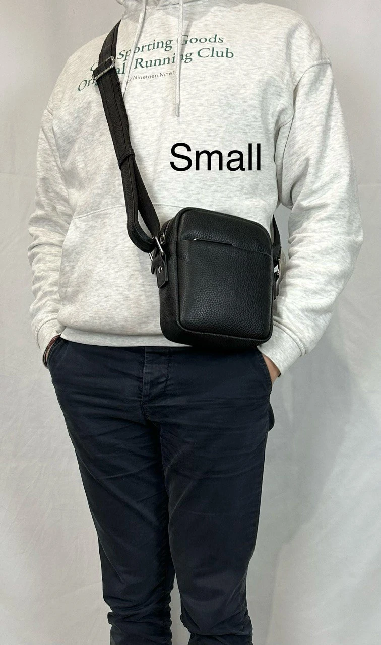 Vīriešu ādas crossbody soma 95182