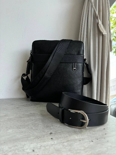 Vīriešu ādas crossbody soma JM58604