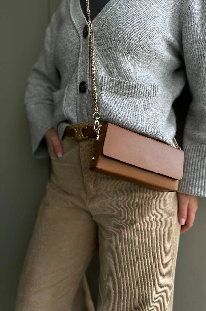 Ādas crossbody soma 95524