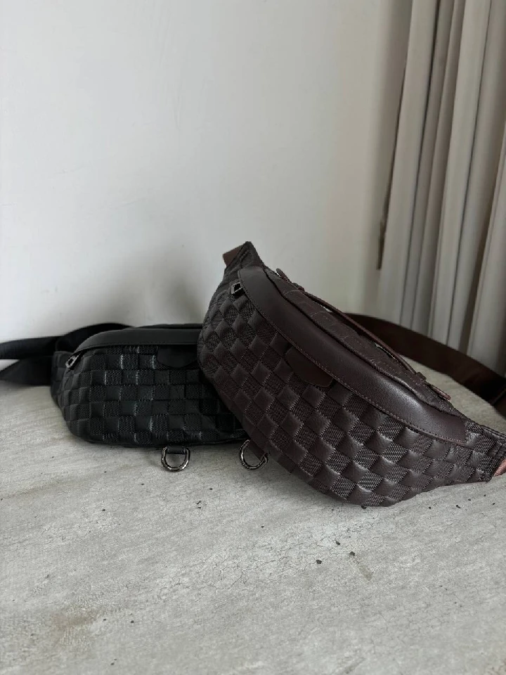 Vīriešu ādas gurnu, crossbody soma 95136